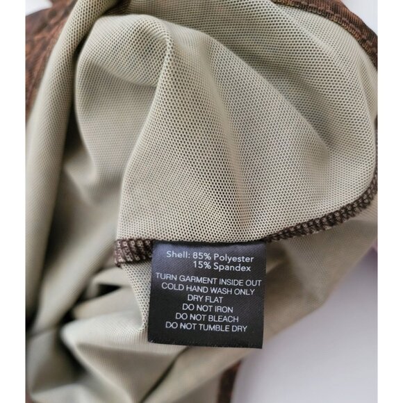 I.AM.GIA Kenzie Crocodile Print Long Sleeve Bodysuit With Thumbholes Women's XS - Picture 8 of 9